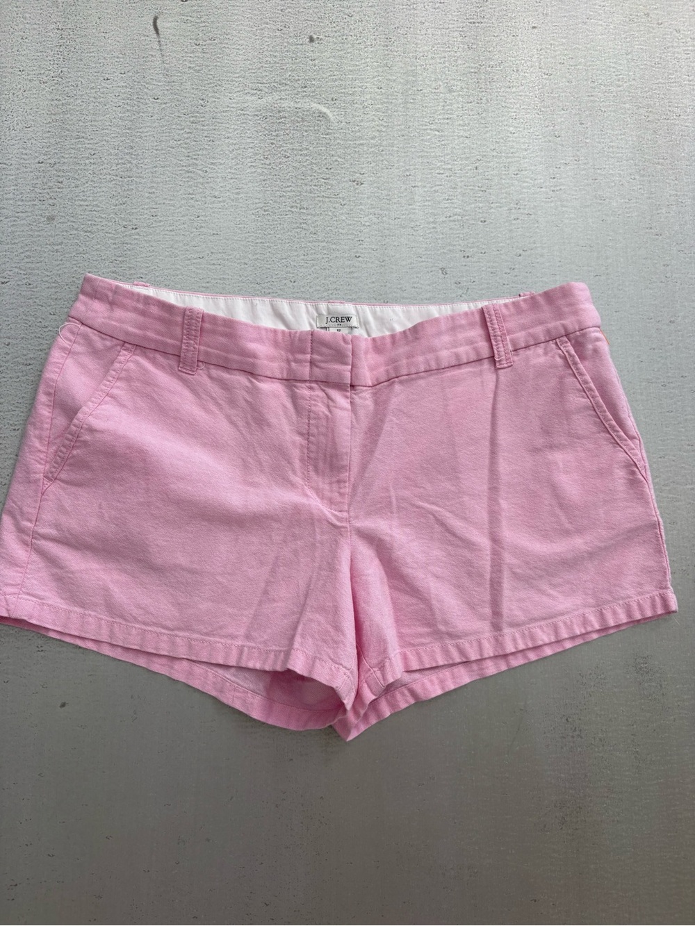 J. Crew Light Pink Cotton Jean-Style Women's Shorts